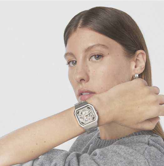 Relógio Tous Mulher Digital Prateado com Urso