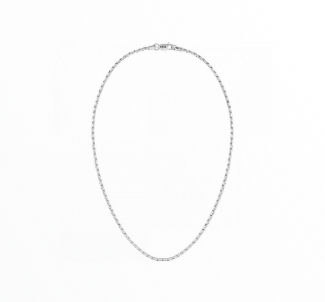 Colar Hugo Boss Homem Aço Prateado