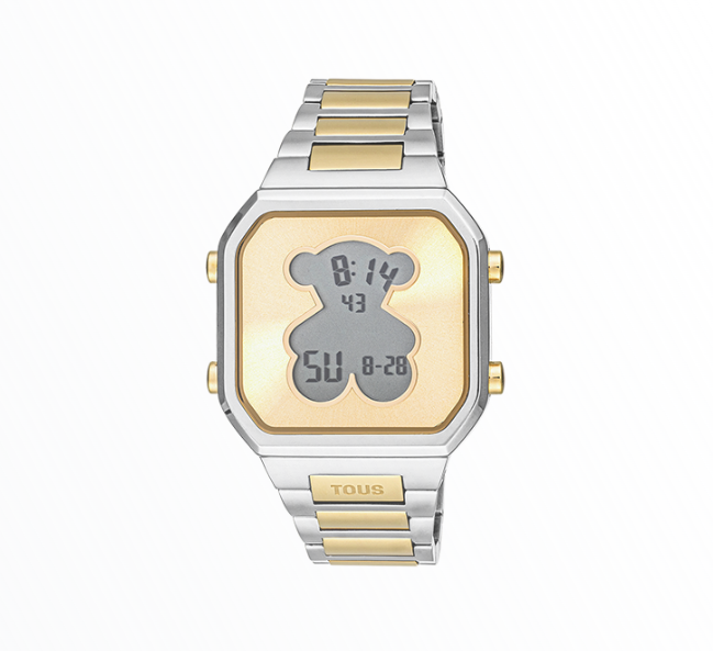 Relógio Tous Mulher Digital Bicolor com Urso