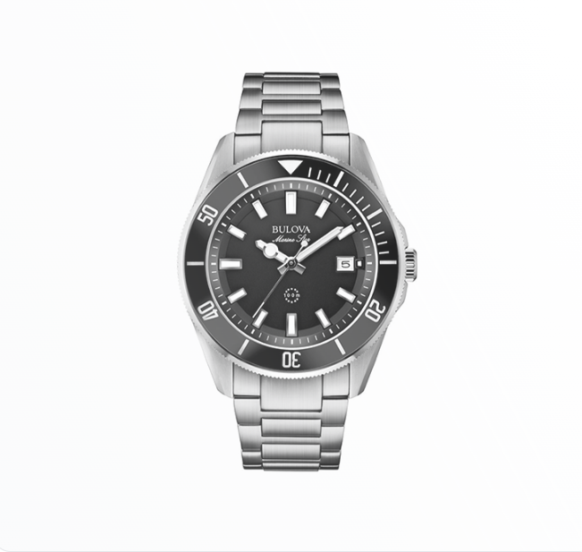 Relógio Bulova Homem Marine Star Preto