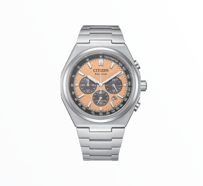 Relógio Citizen Homem Eco-Drive Cronógrafo Rose Gold