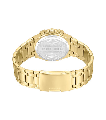 Relógio Police Homem Dourado