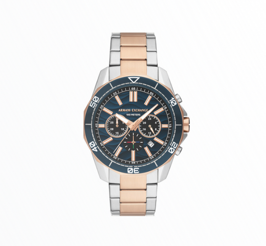 Relógio Armani Exchange Homem Cronógrafo Bicolor