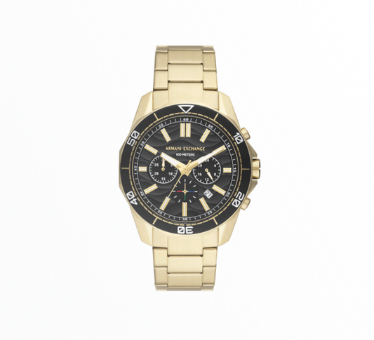Relógio Armani Exchange Homem Cronógrafo Dourado