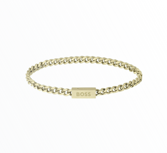 Pulseira Hugo Boss Homem Aço Dourado