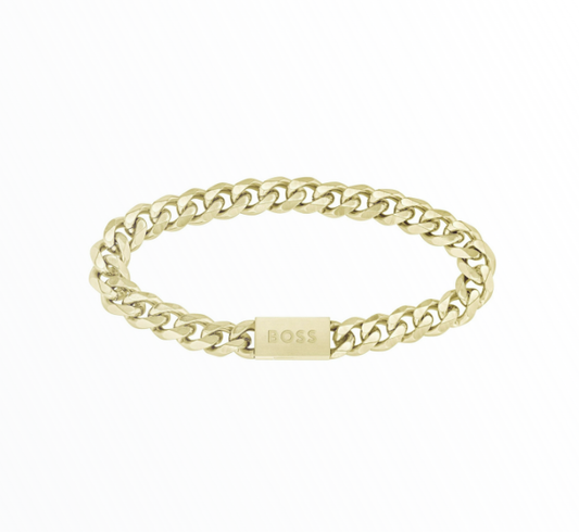 Pulseira Hugo Boss Homem Aço Dourado
