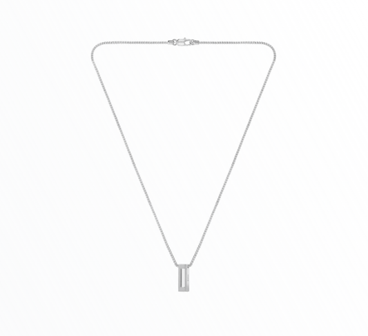 Colar Hugo Boss Homem Aço Prateado com Pendente