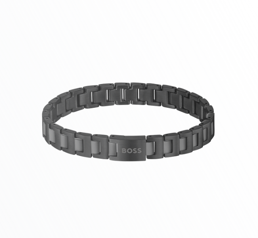 Pulseira Hugo Boss Homem Aço Preto