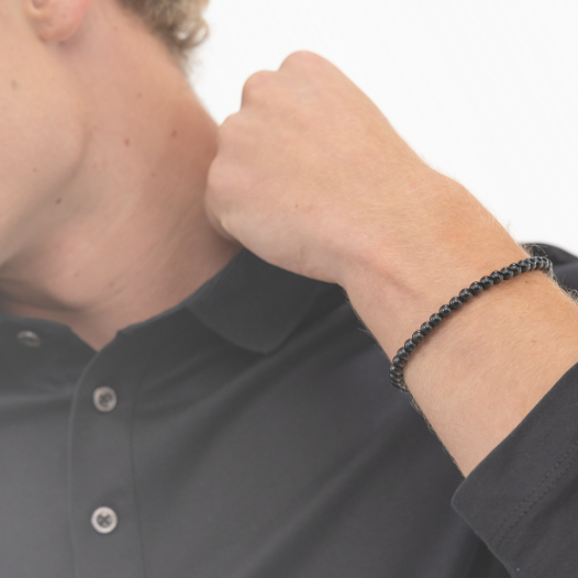 Pulseira Hugo Boss Homem Aço Preto
