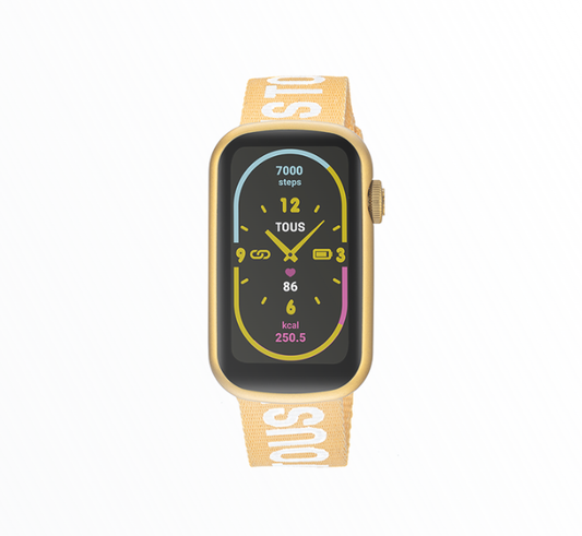Smartwatch Tous Mulher Amarelo com Logo