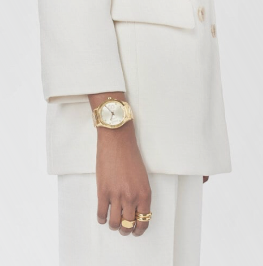 Relógio Tous Mulher Dourado com Logo