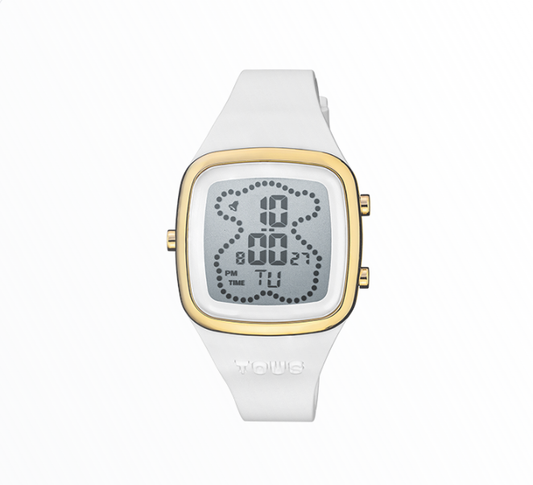 Relógio Tous Mulher Digital Branco com Urso