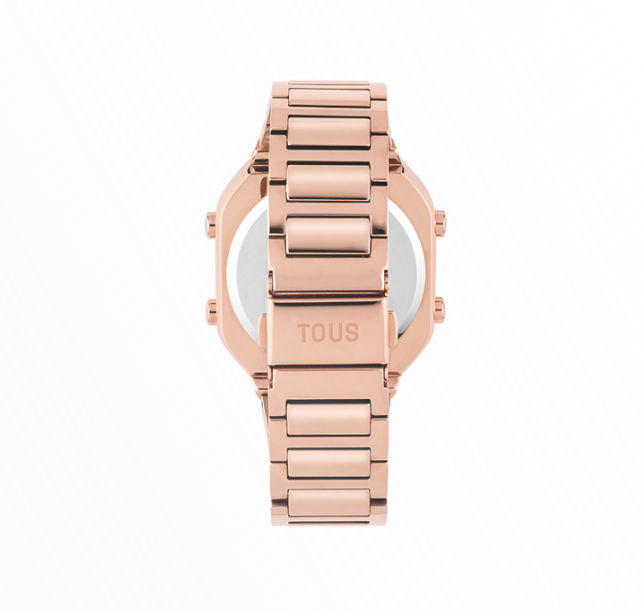 Relógio Tous Mulher Digital Rose Gold com Urso