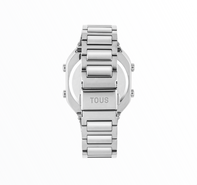 Relógio Tous Mulher Digital Prateado com Urso