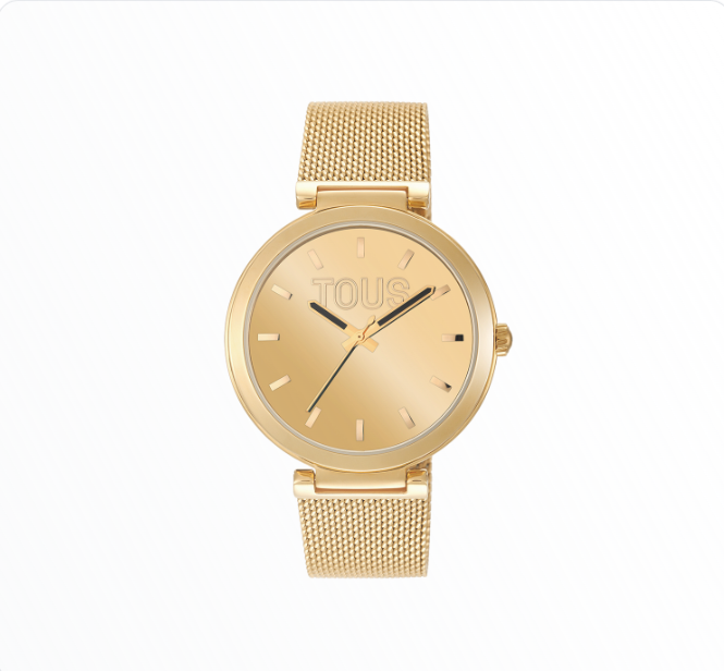 Relógio Tous Mulher Dourado Bracelete Mesh