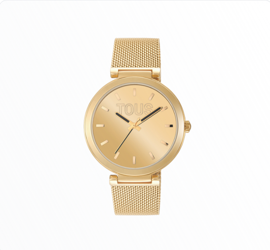 Relógio Tous Mulher Dourado Bracelete Mesh
