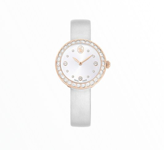 Relógio Swarovski Citra Sphere Rose Gold Branco com Cristais