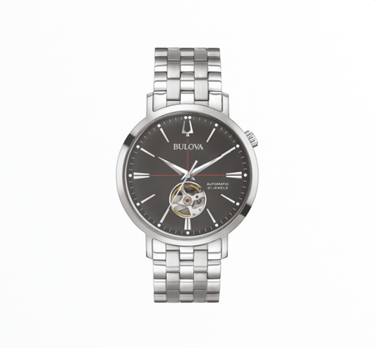 Relógio Bulova Homem Automático Open Heart