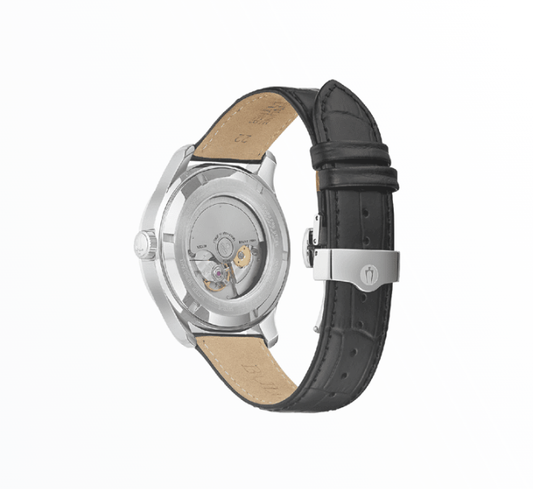 Relógio Bulova Homem Automático Skeleton Fundo Transparente