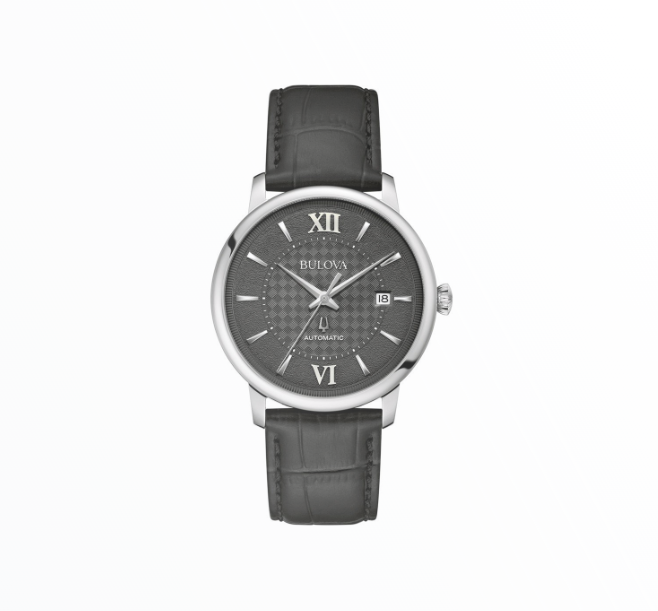 Relógio Bulova Homem Automático Clássico Cinza