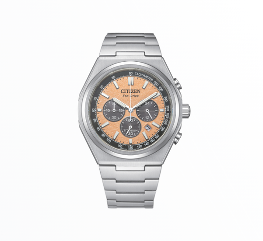 Relógio Citizen Homem Eco-Drive Cronógrafo Rose Gold