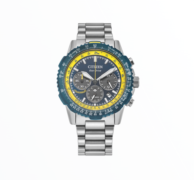 Relógio Citizen Homem Eco-Drive Promaster Navihawk Azul Amarelo