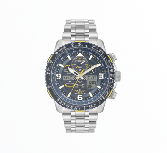 Relógio Citizen Homem Eco-Drive Promaster Skyhawk A-T Cinza Amarelo